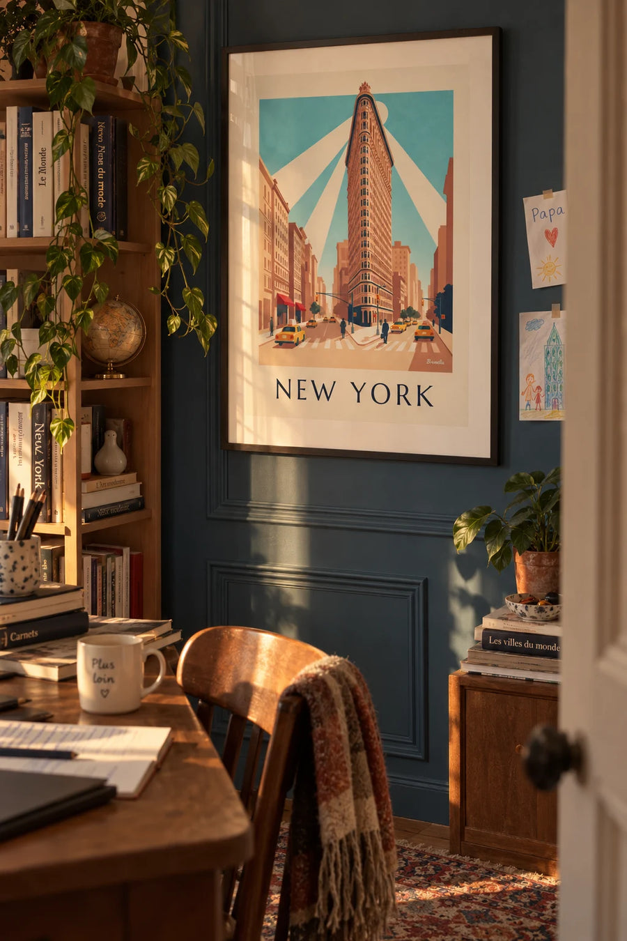 Affiche Flatiron Building entre Broadway et la Cinquième Avenue : encadrée au mur