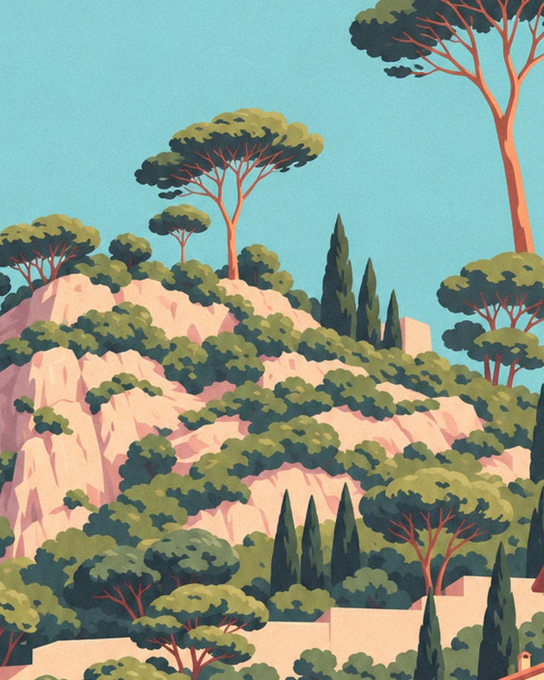 Cours Saleya flower market in Nice poster: close-up detail