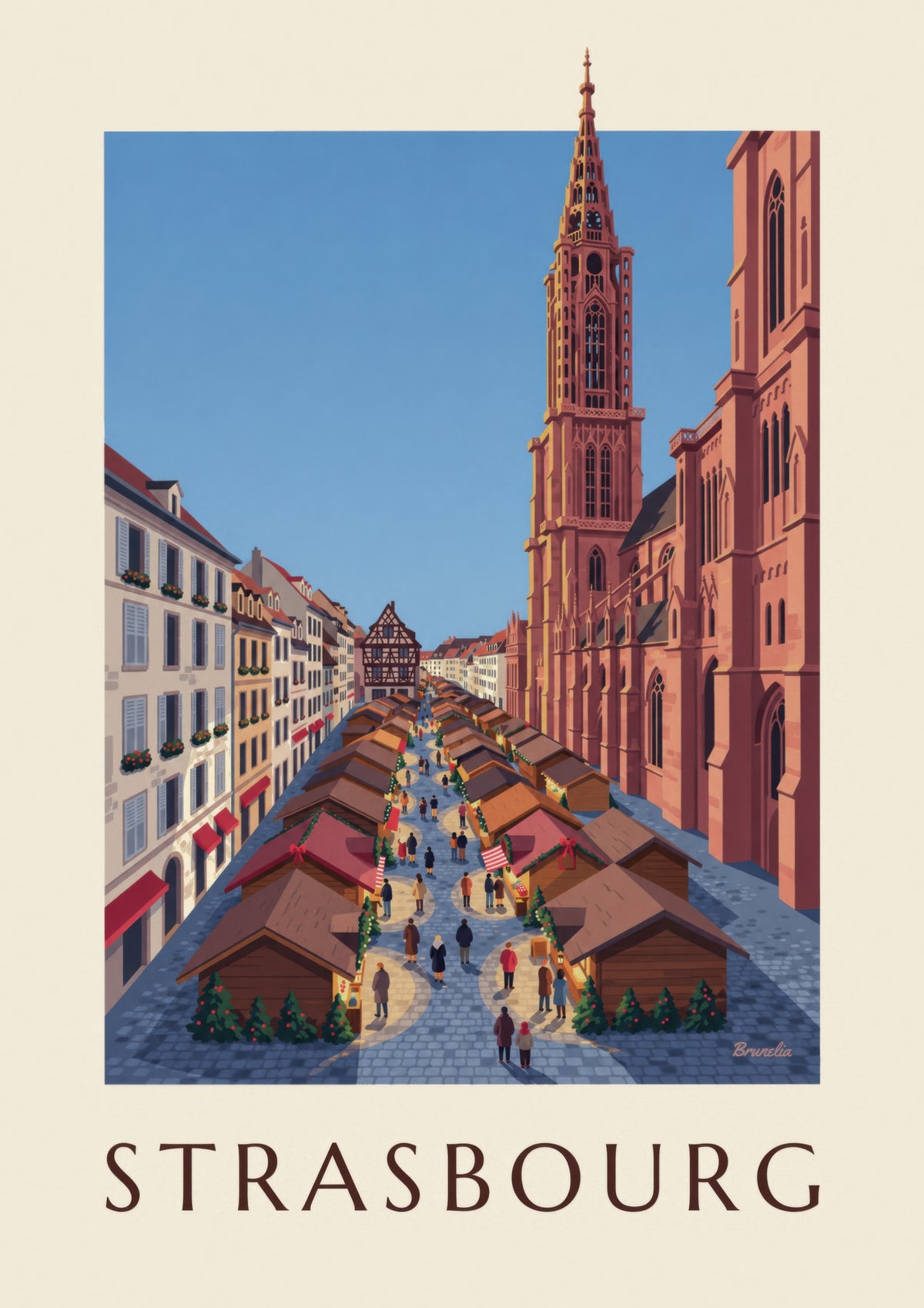 Strasbourgin joulumarkkinajuliste
