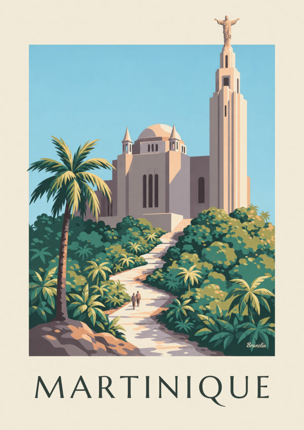 Martinique-juliste, Balatan Sacré-Cœur-kirkko