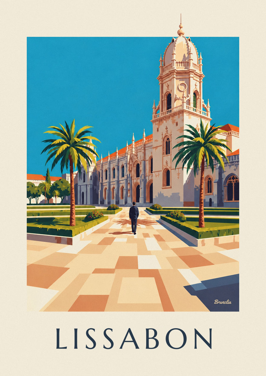 Jerónimosin luostari Belémissä, Lissabon -juliste